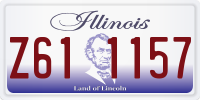 IL license plate Z611157