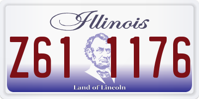 IL license plate Z611176
