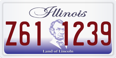 IL license plate Z611239