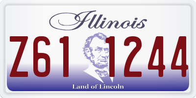 IL license plate Z611244