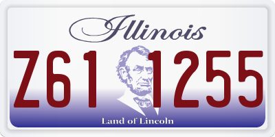 IL license plate Z611255