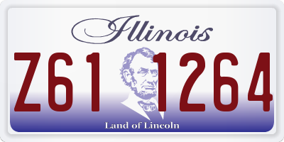 IL license plate Z611264