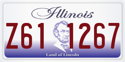 IL license plate Z611267