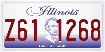 IL license plate Z611268