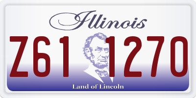 IL license plate Z611270