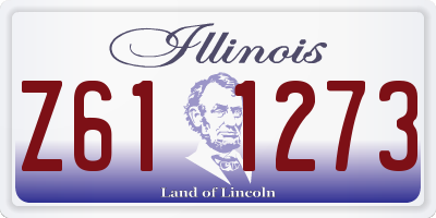 IL license plate Z611273