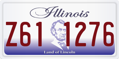 IL license plate Z611276