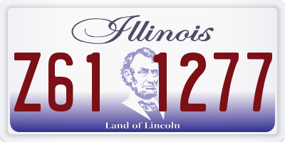 IL license plate Z611277