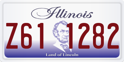IL license plate Z611282