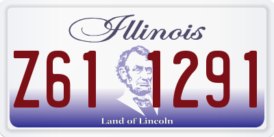 IL license plate Z611291