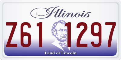 IL license plate Z611297