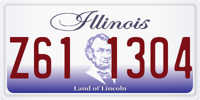 IL license plate Z611304