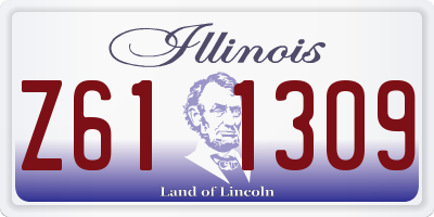 IL license plate Z611309