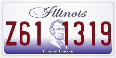 IL license plate Z611319