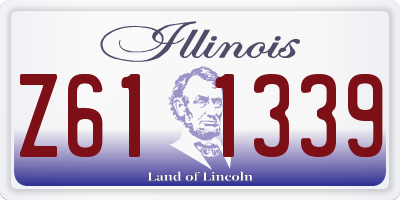 IL license plate Z611339