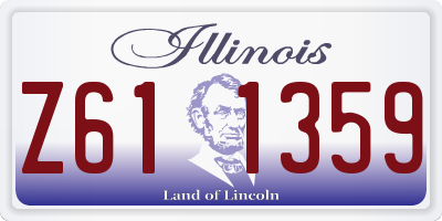 IL license plate Z611359