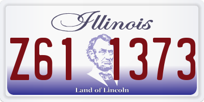 IL license plate Z611373