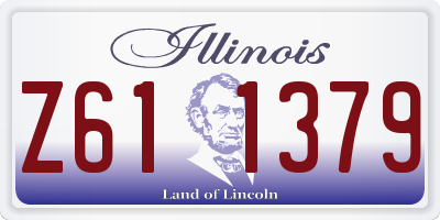 IL license plate Z611379