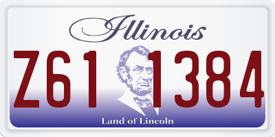 IL license plate Z611384