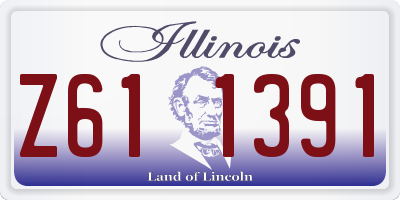 IL license plate Z611391