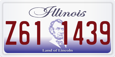 IL license plate Z611439