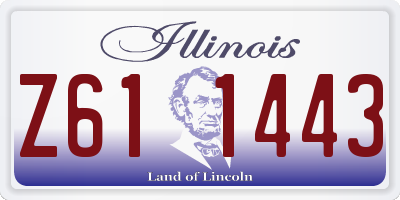 IL license plate Z611443