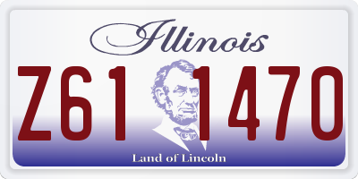IL license plate Z611470