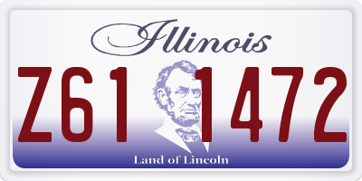IL license plate Z611472