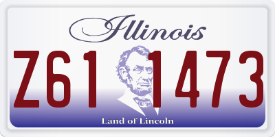 IL license plate Z611473