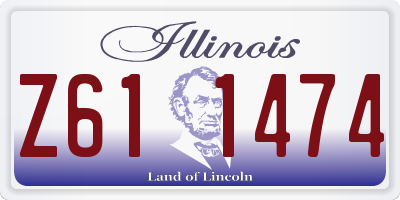 IL license plate Z611474
