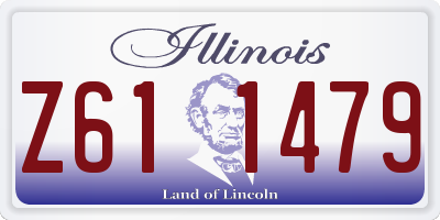 IL license plate Z611479