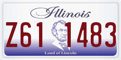 IL license plate Z611483