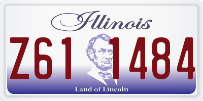IL license plate Z611484