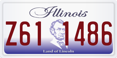 IL license plate Z611486