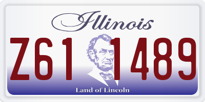IL license plate Z611489