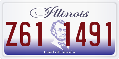 IL license plate Z611491