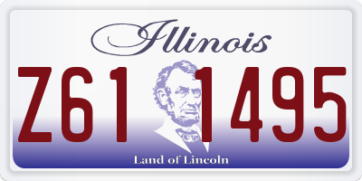 IL license plate Z611495