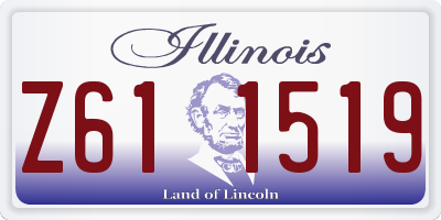 IL license plate Z611519