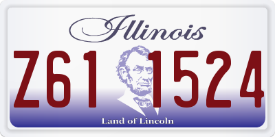 IL license plate Z611524