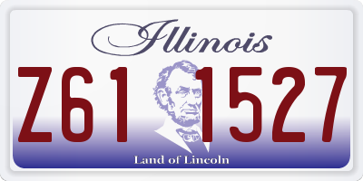 IL license plate Z611527