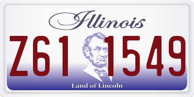 IL license plate Z611549