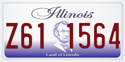 IL license plate Z611564