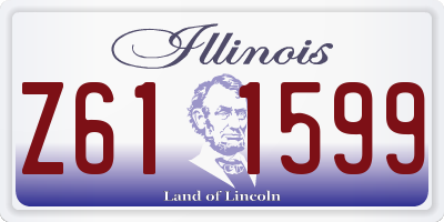 IL license plate Z611599