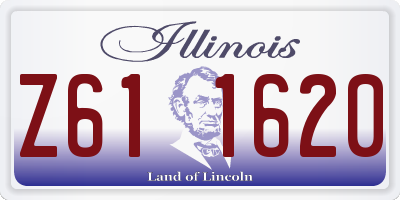 IL license plate Z611620