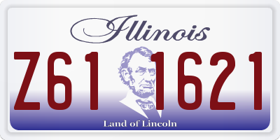 IL license plate Z611621