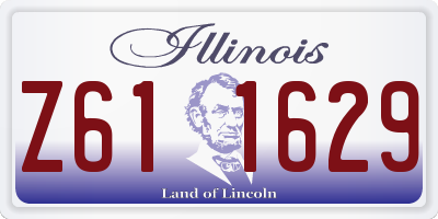 IL license plate Z611629