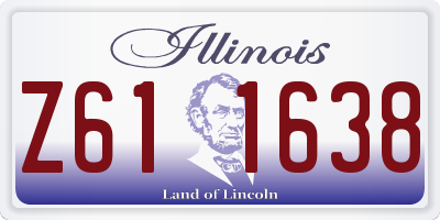 IL license plate Z611638