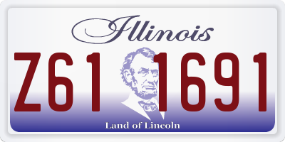 IL license plate Z611691