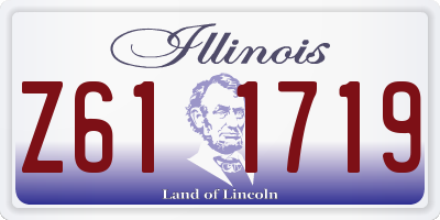 IL license plate Z611719