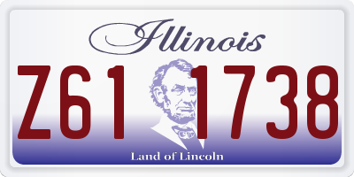 IL license plate Z611738